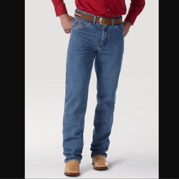 WRANGLER® "20X" No. 22 Original Jean in Vintage Denim 35x32 - Picture 2 of 13